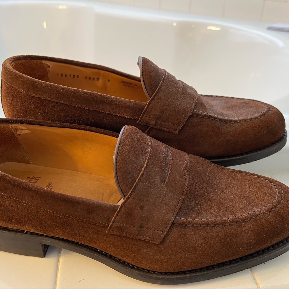 Berwick Brown Suede Loafers 9 UK 10 US 43 EU